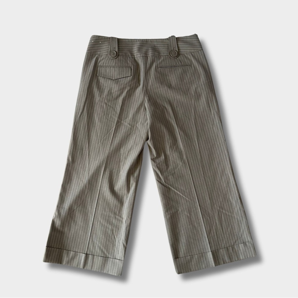 Express Design Studio Editor Cropped Pinstripe Pa… - image 2